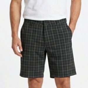 C9 CHAMPION Plaid Black Grey stretch flex golf shorts SZ 38